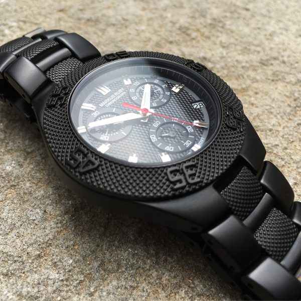 Markus Ruby Chronograph Black Steel -33