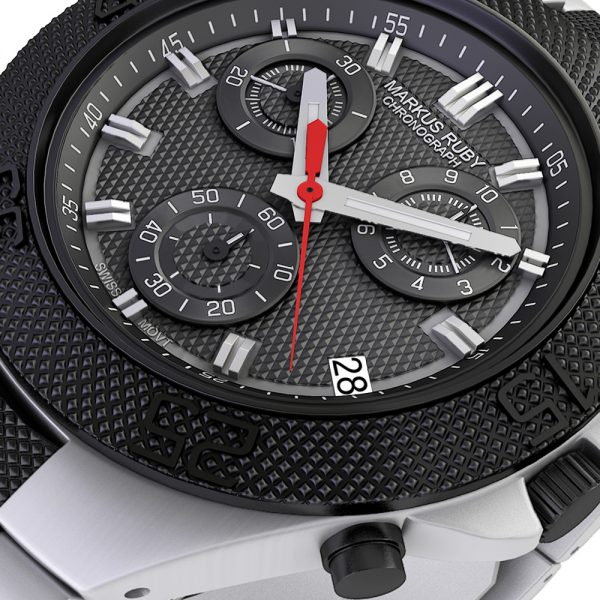 Markus Ruby Chronograph Two Tone Steel -30