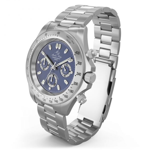 Dakar Chronograph Steel Blue Dial-121