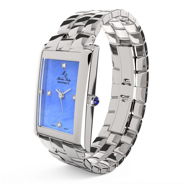 Montreux Diamond Lady Blue Mother Of Pearl Dial-182