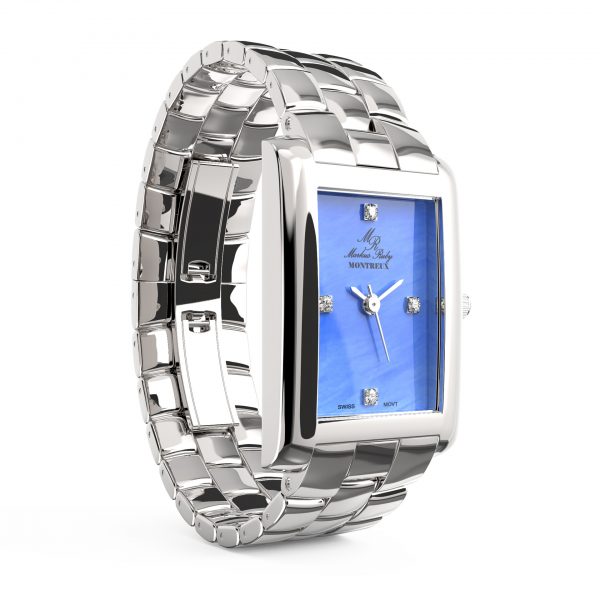 Montreux Diamond Lady Blue Mother Of Pearl Dial-181