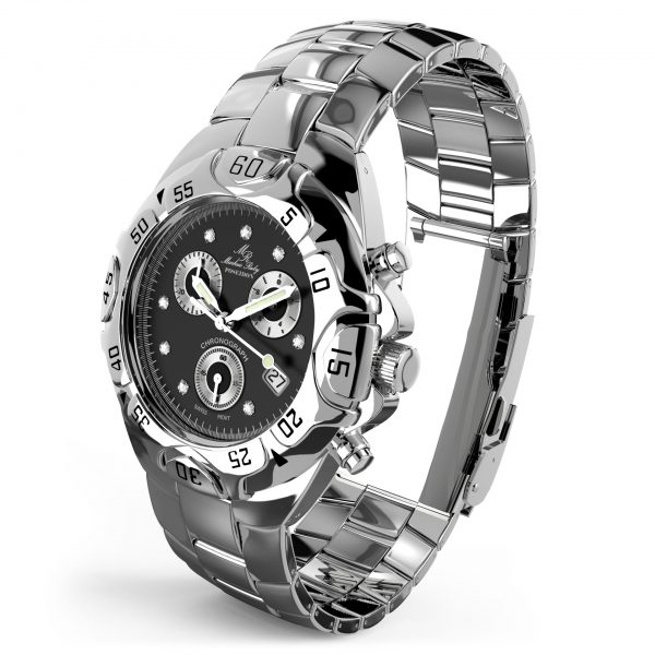 Poseidon Platinum Chronograph Black Dial-194