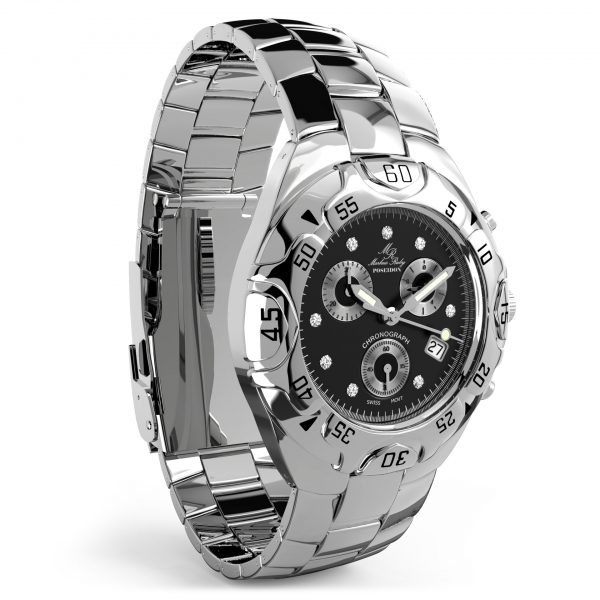 Poseidon Platinum Chronograph Black Dial-193